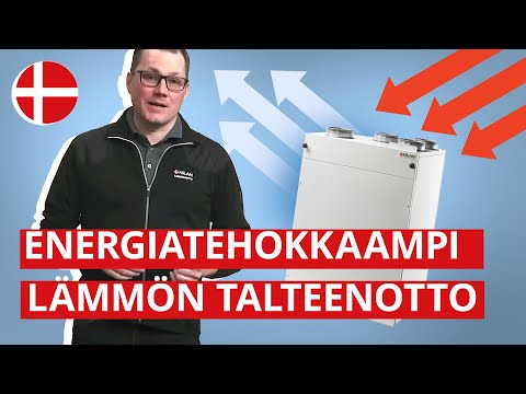 Lämmöntalteenottolaiteen uusiminen Nilan Comfort CT300 Polar -laitteella