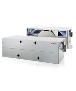 Comfort CT 150 ilmanvaihtokone poistoilmalämpöpumpulla, avattuna ja kiinni