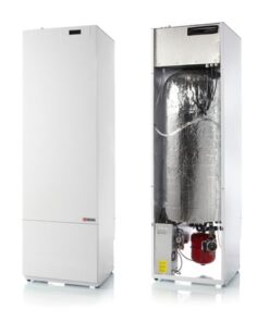 Nilan VGU 250 EK9 poistoilmalämpöpumppu, kiinni ja auki