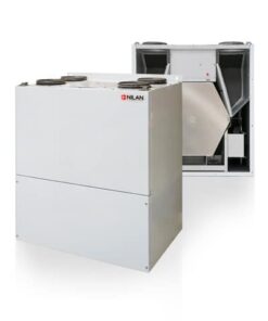 Nilan Comfort 200 Top ilmanvaihtokone lämmontalteenotolla, avattuna ja kiinni